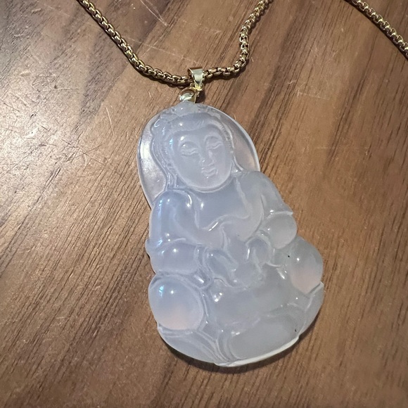 Clear crystal Buddha - Picture 2 of 3